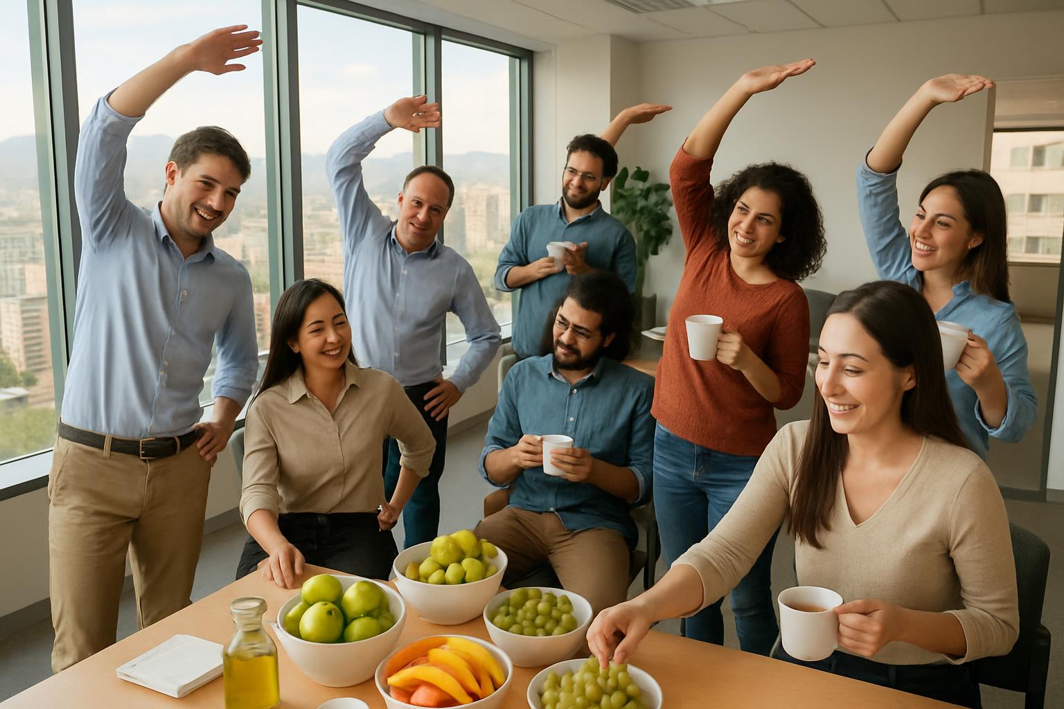 Resultados y análisis de coffee break saludable Santiago en entorno empresarial 2026