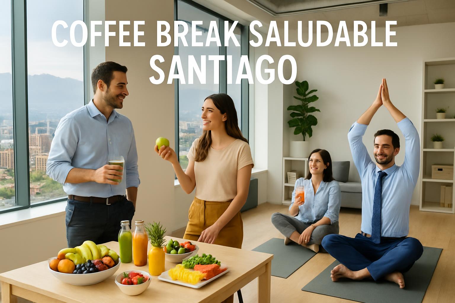coffee break saludable Santiago — imagen ilustrativa 2026