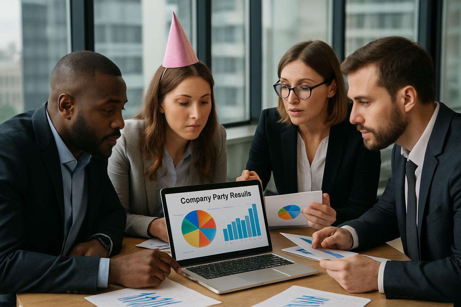 Resultados y análisis de fiesta de empresa en entorno empresarial 2026