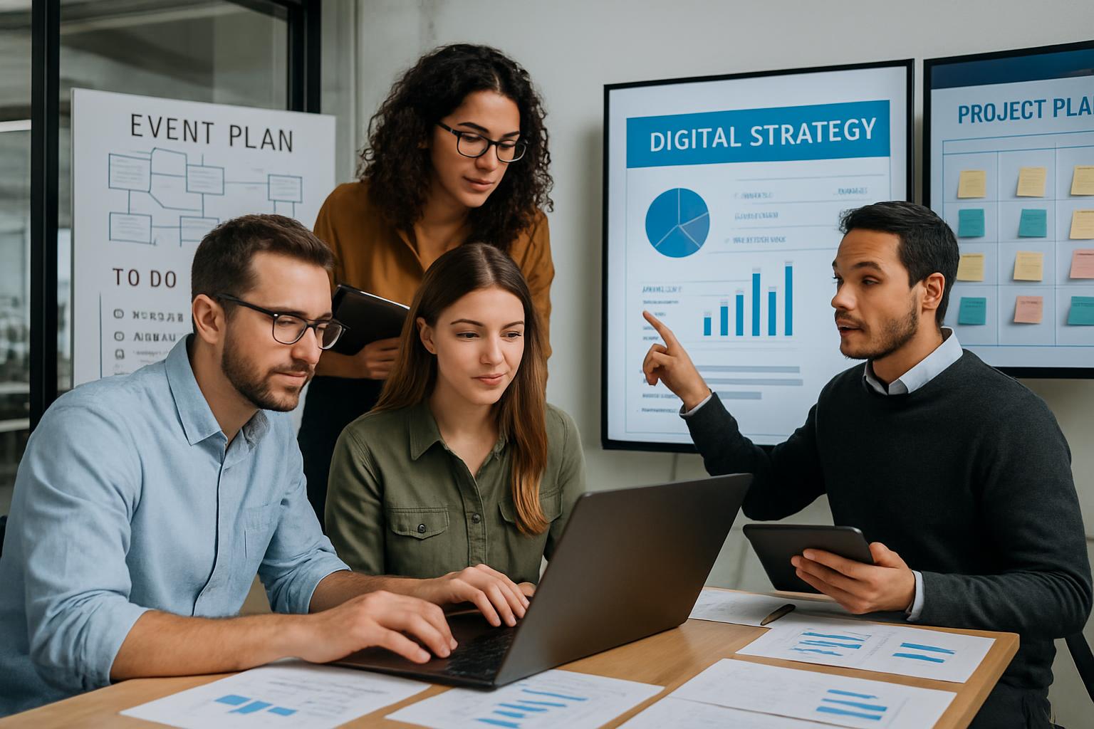 Resultados y análisis de organización de eventos en entorno empresarial 2026