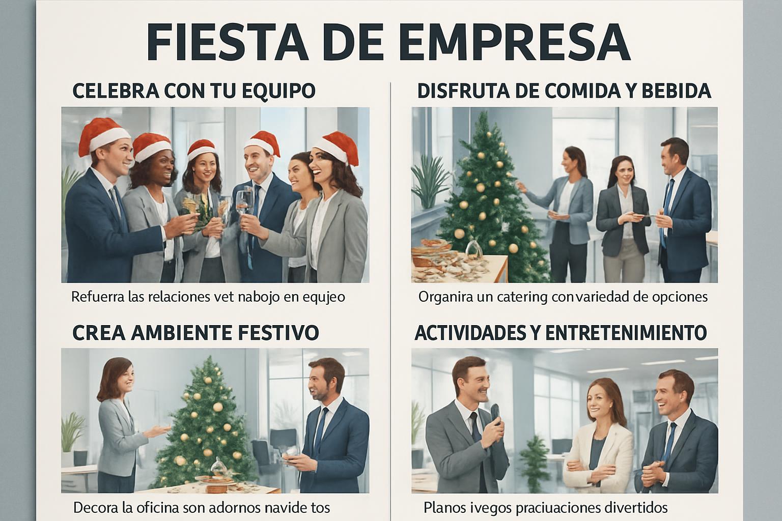 Infografía sobre fiesta de empresa — análisis y datos clave 2026