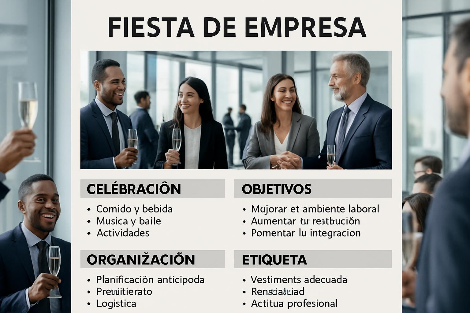 Infografía sobre fiesta de empresa — análisis y datos clave 2026